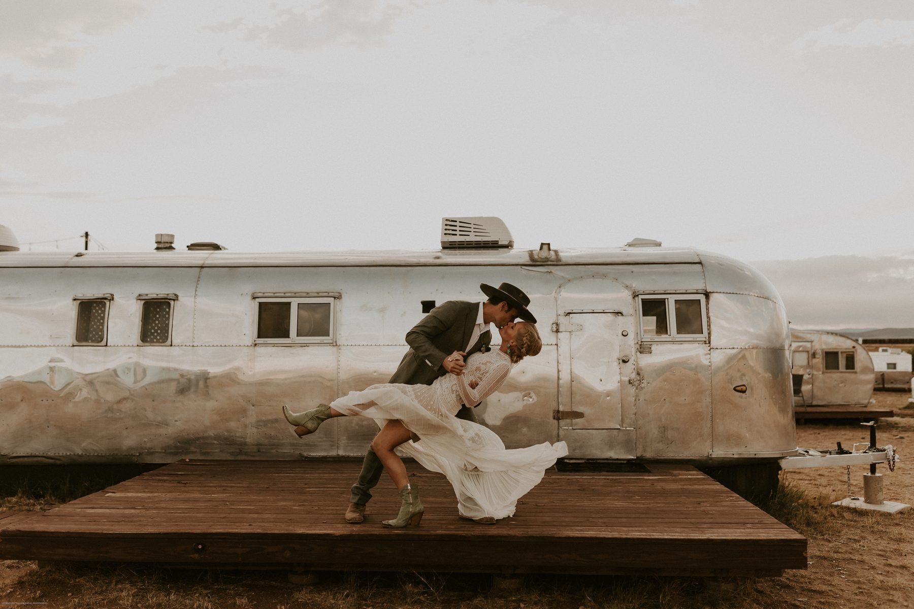 Same photo with Sol Dorado preset applied — warm golden tones